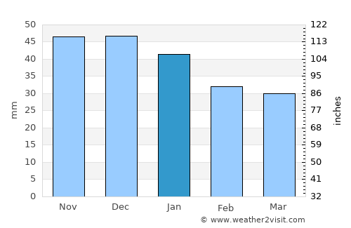 Novyy Oskol average rain in January