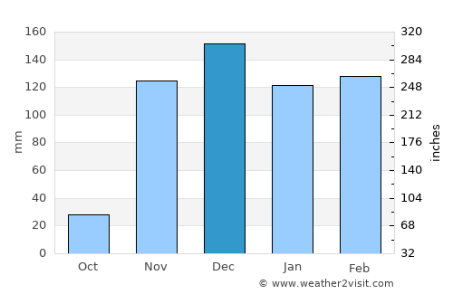 Nzega average rain in December