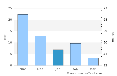 Ocozocuautla average rain in January