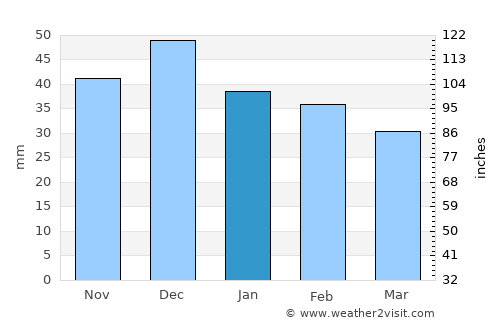 Oleksandrivka average rain in January