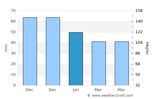 Oraşu Nou average rain in January