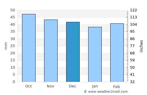 Özalp average rain in December