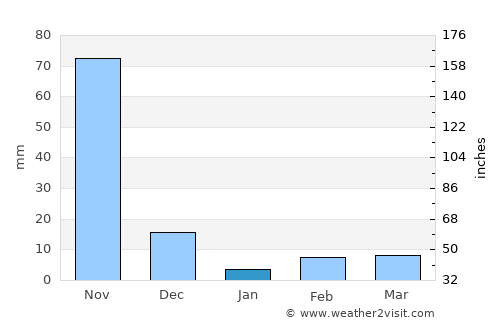 Pālakollu average rain in January