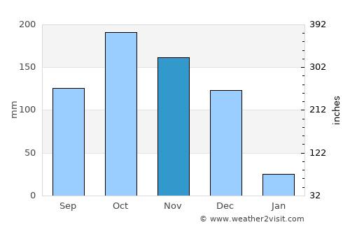 Pallattūr average rain in November