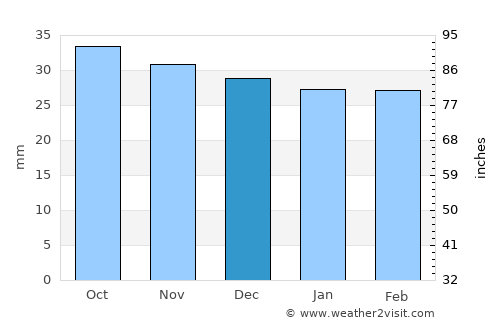 Păltinoasa average rain in December