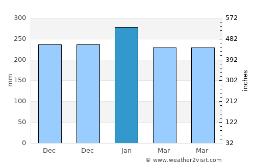 Panjang average rain in January
