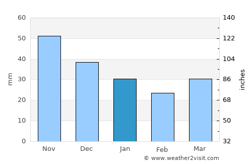 Pankovka average rain in January