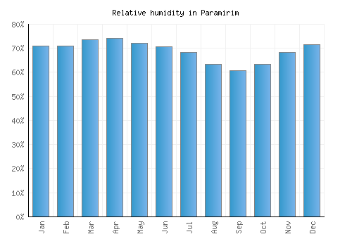 Paramirim relative humidity averages