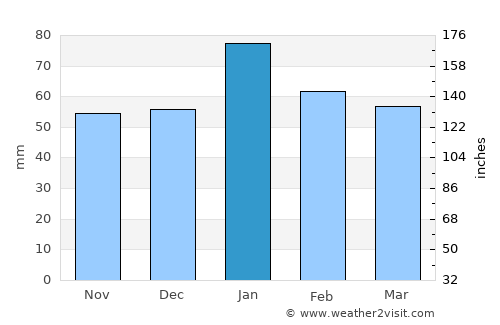 Parkes average rain in January