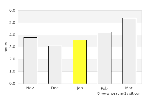 Parsons average rain in January