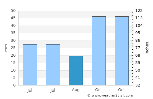 Pasinler average rain in August