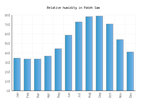 Pateh Sam relative humidity averages