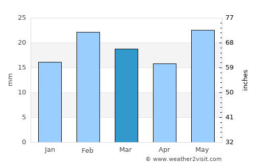 Pathalgaon average rain in March