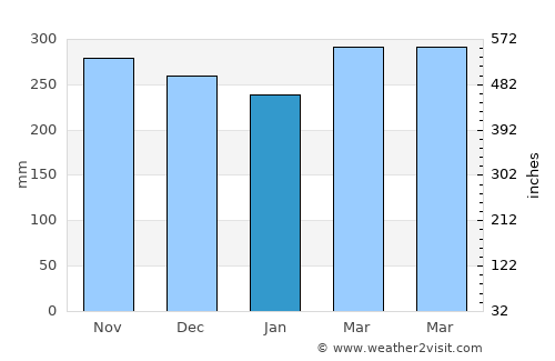 Pearl City average rain in January