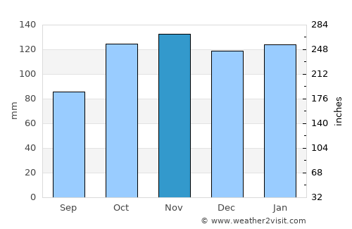 Pedro R. Fernández average rain in November