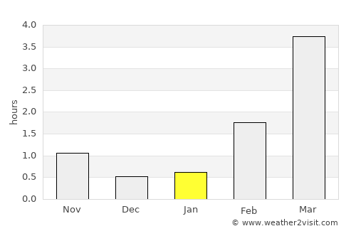 Perho average rain in January