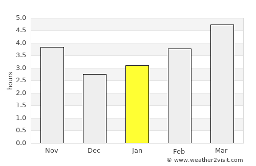 Peshkopi average rain in January