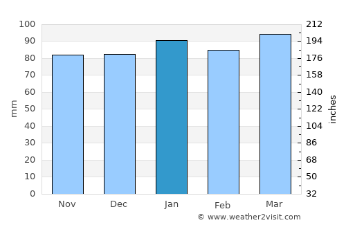Petersburg average rain in January