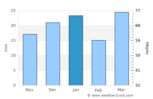 Picture Butte average rain in January