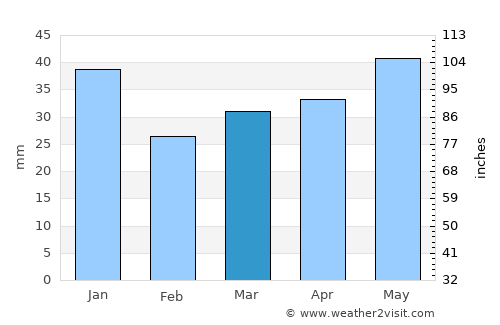Pihtipudas average rain in March