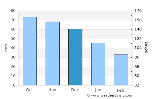 Pikalëvo average rain in December