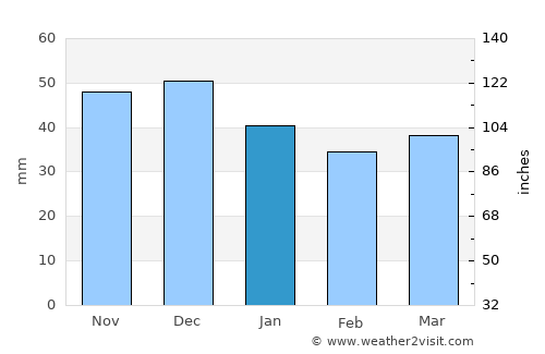 Pirna average rain in January