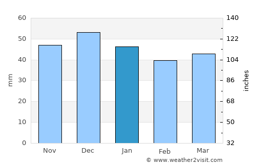 Plauen average rain in January