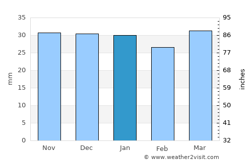 Pocatello average rain in January