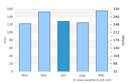 Pontotoc average rain in January