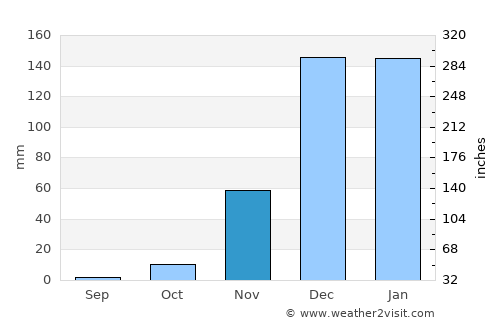 Puma average rain in November