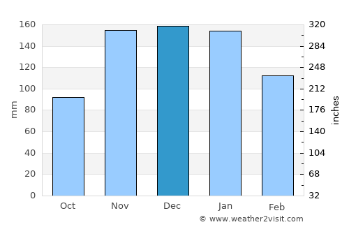 Puyallup average rain in December
