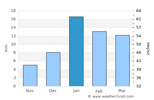 Rabūpura average rain in January