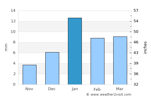Rājākhera average rain in January