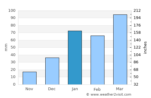 Rāmnagar average rain in January