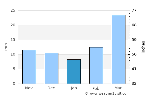 Rapid City average rain in January