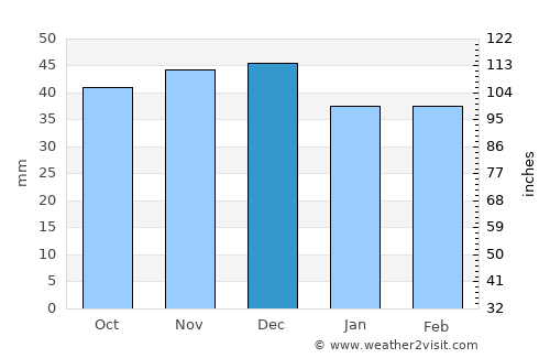 Rapoltu Mare average rain in December
