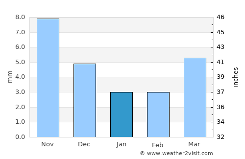 Rashaant average rain in January