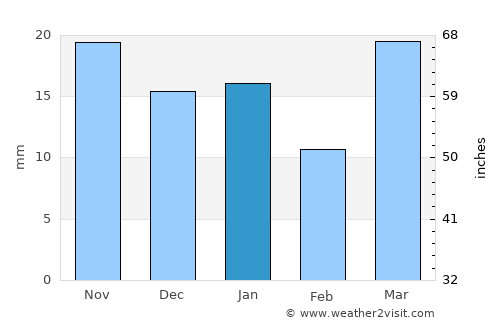 Red Lake Falls average rain in January