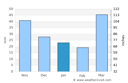 Red Wing average rain in January