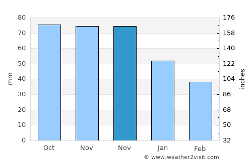 Reed City average rain in November