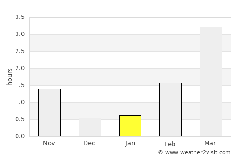 Reinsvik average rain in January