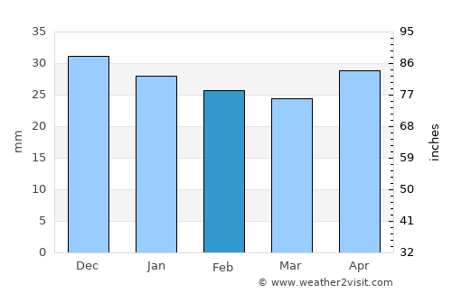 Rexburg average rain in February