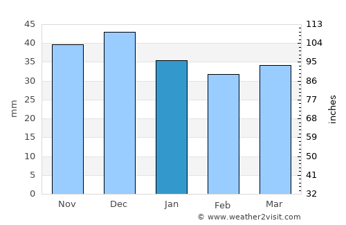 Riesa average rain in January
