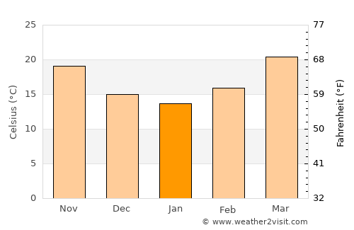 Rio Grande City average temperature in January