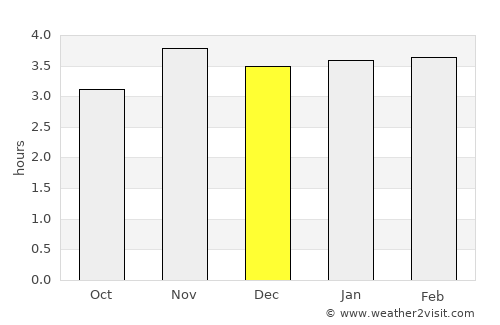 Rio Negro average rain in December
