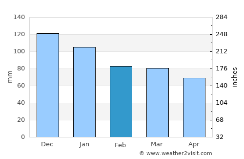 Roan average rain in February