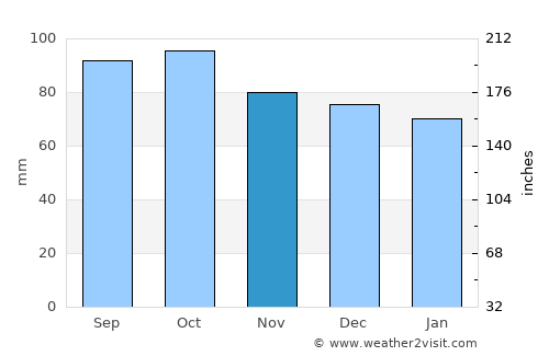 Roanoke average rain in November