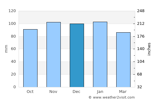 Rochester average rain in December
