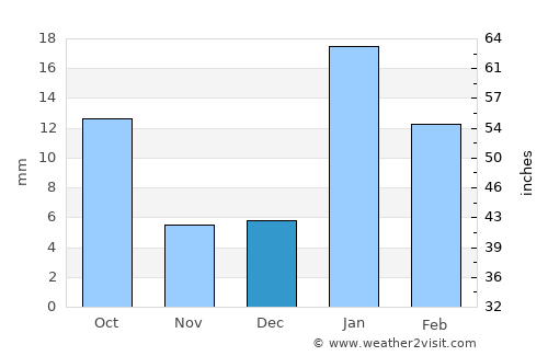 Rohtak average rain in December