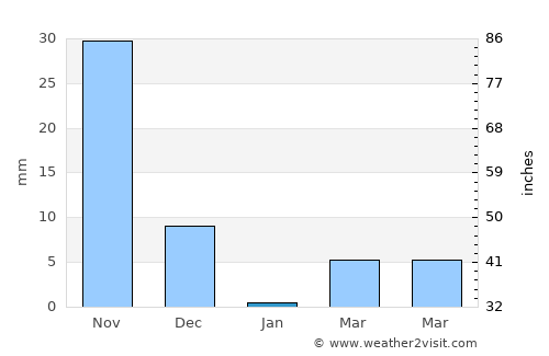 Ron average rain in January